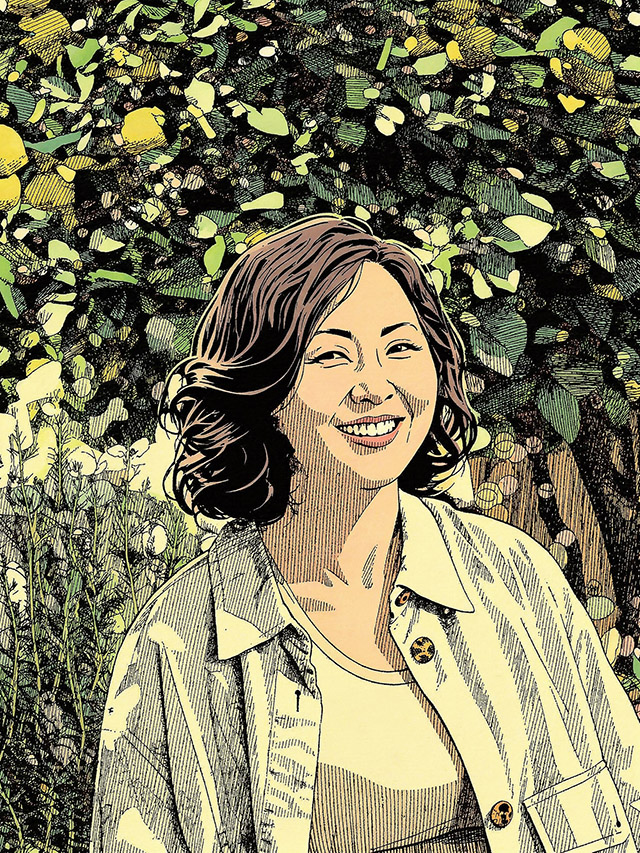Illustrated portrait of Dr. Hijoo Son